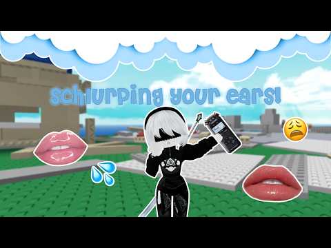 roblox asmr 🐾 ~ SCHLURPING YOUR EARS 👂💦