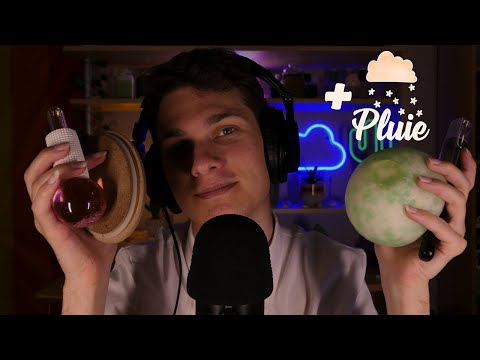 ASMR Français + pluie | 4 triggers pour bien dormir 🌈😴