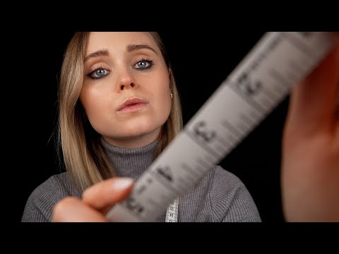 ASMR | Measuring YOUR face UP CLOSE and personal