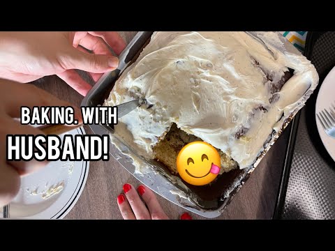 ASMR Baking No Talking !  - Cake / Baking Sounds ( Includes eating sounds at the end!)
