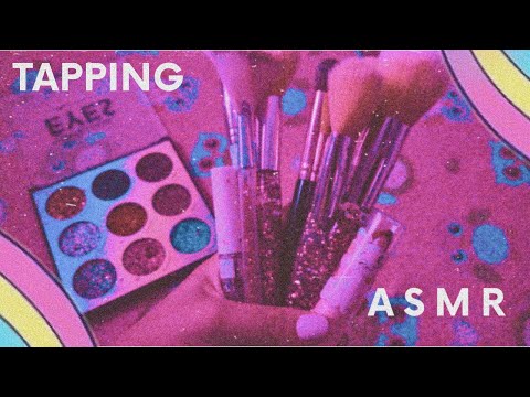 ASMR | Sonidos relajantes con mi maquillaje | Tapping | Andrea ASMR 🦋