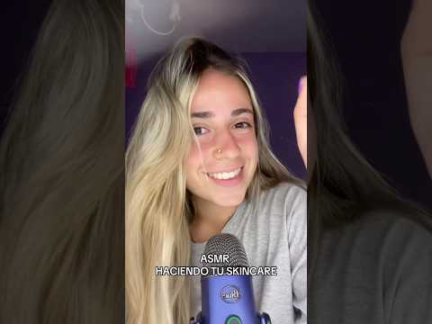ASMR HACIENDO TU SKINCARE 🧼 #asmr #dormir #visualtingle #relax