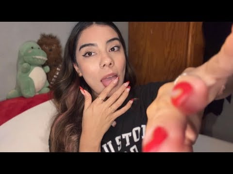 ASMR ☆ CASERO SPIT PAINTING 🎨 FINGER L1CKING