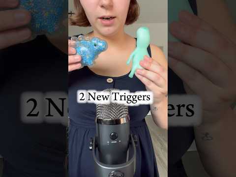 2 New Triggers 🦕 #asmr #triggersforsleep #asmrsounds #squishy #relax