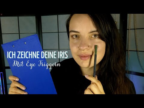 ASMR l Ich zeichne deine Augen 👀 l Mit entspannenden Augentests