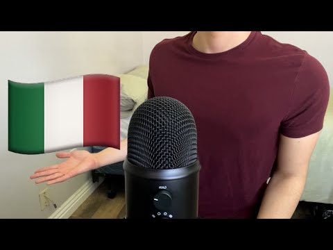 ASMR | Italian trigger words/Parole rilassanti (ASMR in Italiano)