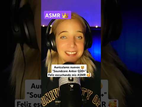 ASMR AURICULARES SOUNCORE #ASMR #asmr #asmrespañol #asmrargentina #relax #dormirbien #tecnología