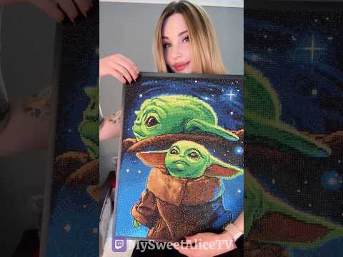Угадай, сколько часов я это собирала 😏💎 #twitch #asmr #diamondpainting