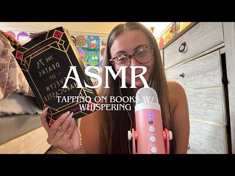 ASMR *Tapping and Scratching* on books! *Whispering*