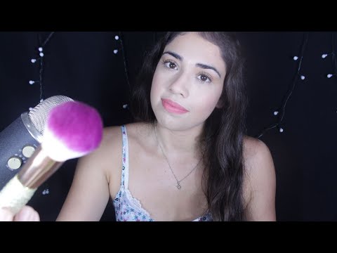 ASMR para tirar ANSIEDADE ✨ Pincéis na tela + sons de boca + chiclete ✨