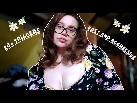 ASMR | ⚡MUST WATCH⚡ 20+ FAST AND AGGRESSIVE TRIGGERS 💤😴*SPEAKING IN CROATIAN*  ❤🍒