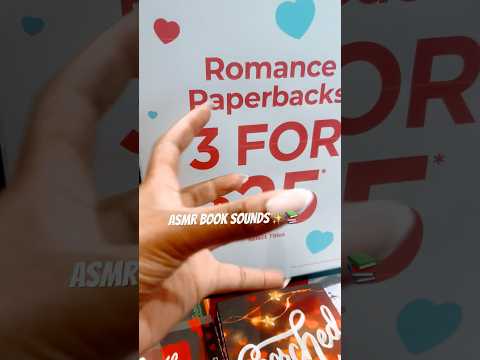 The romance sale selection was MID😩.   #asmr #asmrbooks #asmrbook #asmrsounds #visualtingle #relax