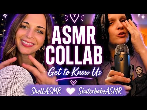 ASMR Collab with @Shellbelleasmr1118 🤍 Get to Know Us + Cozy Whisper Q&A