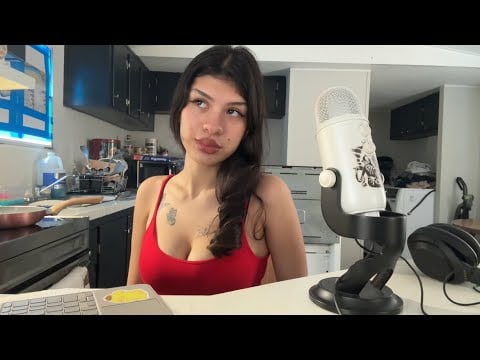 ASMR Girl In Detention Class Kinda Flirts With You! (positive phrases, compliments)