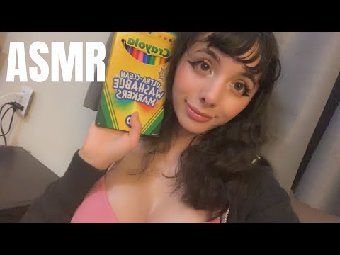 ASMR| 🎨✍️Drawing on you!