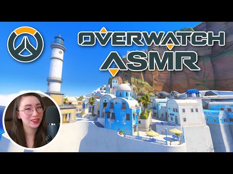 Overwatch ASMR | Exploring the maps & hero gallery 🏅 Soft spoken voice + game ambience