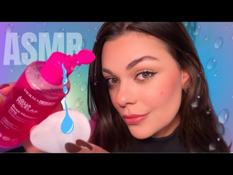 ASMR: amiga fofoqueira faz seu skincare (sussurro e atenção pessoal)🧴🫧