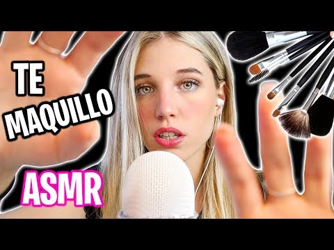 ASMR TE MAQUILLO (ROLEPLAY EN ESPAÑOL) 💄