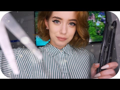 💇🏼АСМР СТРИЖКА ✂️РОЛЕВАЯ ИГРА ПАРИКМАХЕРСКАЯ ASMR ✂ (Ножницы, звуки рук, персональное внимание)