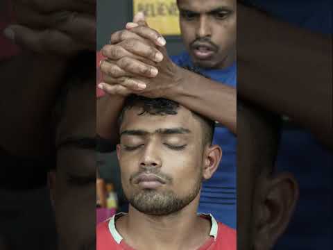 High Pressure Head Massage And Body Massage For Relaxation | ASMR Massage With Cracking #shorts
