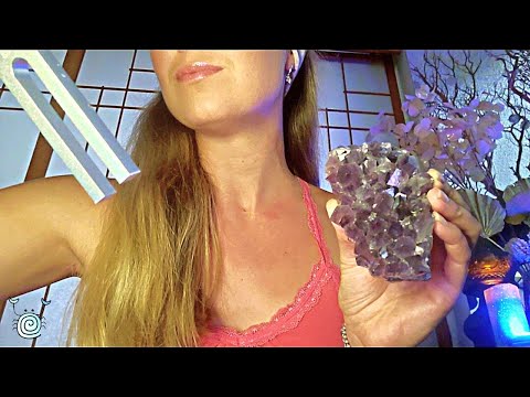 [ASMR] ~ 🙏Reiki for Connecting to Higher Self🙏 | Affirmations | Rattle ASMR | Tuning Fork ASMR