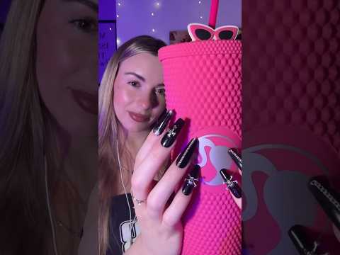 ASMR with the cutest cup ever 💗  #relaxing #asmr #asmrtapping
