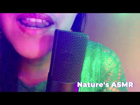 ASMR SLOW AND CLOSE UP INAUDIBLE WHISPERS