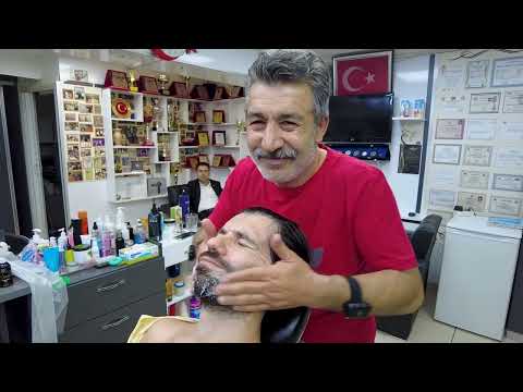 REAL BARBER SHOP EXPERIENCE! RELAXING TURKISH MASSAGE AND SKIN CARE