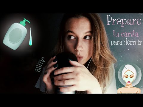 ASMR Cuidado personal ||| Te preparo la carita para dormir 💤