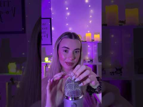 ASMR which mic trigger sounds better🎙️#asmrmicscratching #asmrmicsounds