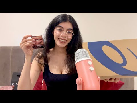 ASMR haul  🛍️💄 (NEW blue yeti triggers)