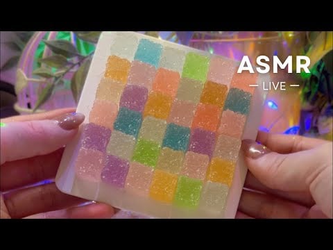 LIVE ASMR for Sleep🍭 (No talking,No mouth sounds) #relax #shorts #visualtingle