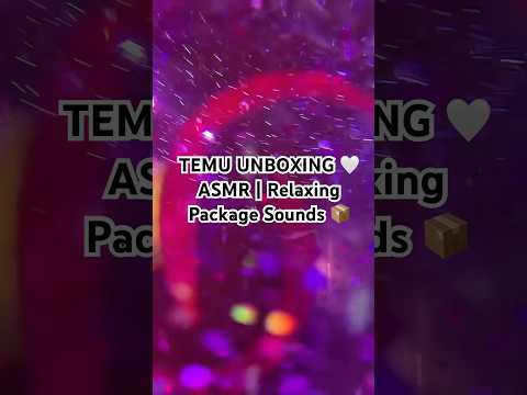 Uzun versiya üçün ⤴️ TEMU UNBOXING 🤍 ASMR | 📦✨#asmr #asmrsounds #unboxing
