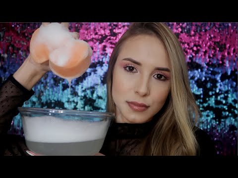 ASMR - SONS MOLHADOS DE BOCA, GLOSS, ESPUMA , ETC.. 💦