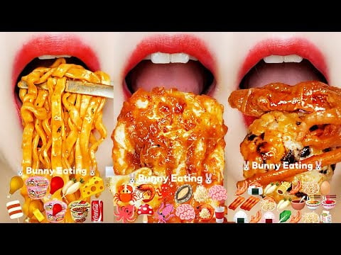 Spicy Emoji Food(chicken feet, seafood boil, carbo buldak, malatang, tteokbokki) eating asmr mukbang