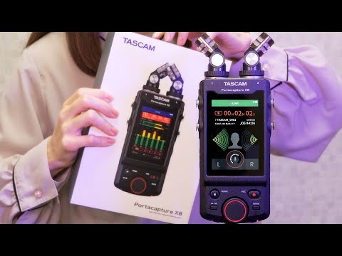 [ASMR] ぐっすり眠れる😪💤脳がぞわぞわ！TASCAM Portacapture X8の最強トリガー [声なし-No Talking]