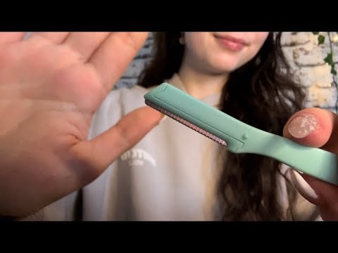 ASMR - Over Explaining while doing your Eyebrows 👀💤 (personal attention)
