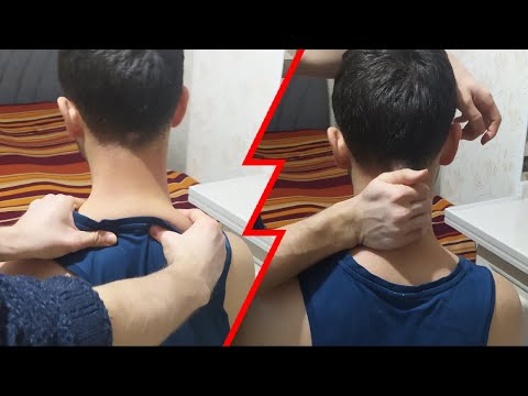 AMAZING RELAXING ASMR BACK MASSAGE - NECK MASSAGE