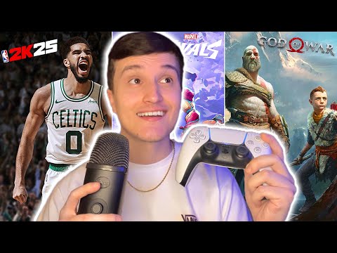 ASMR Gaming | Relaxing 1 Hour Gameplay (NBA2K25, Marvel Rivals, God of War)