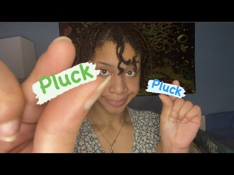 ASMR - Stress Pluck (Fernanda)