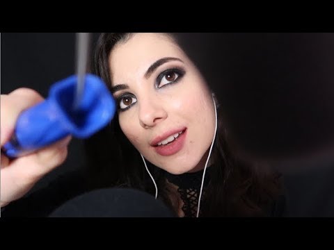 ASMR Rolinho na câmera e mouth sounds 🎧BINAURAL👂 Vídeo para relaxar e dar soninho