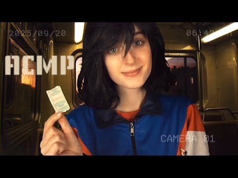 АСМР Doomer-girl: Поездка в троллейбусе на рынок | Ролевая игра