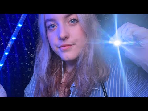 ASMR | Medical Examination - Are you an Alien? [light triggers]