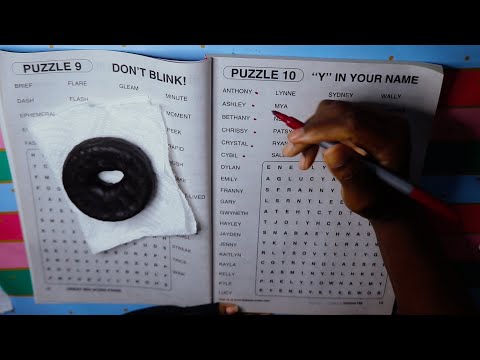 ASMR Wordsearch Relaxation Sounds For Sleep
