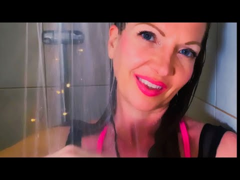 ASMR Hair Wash, Hot Shower, Water Sounds, Shampoo