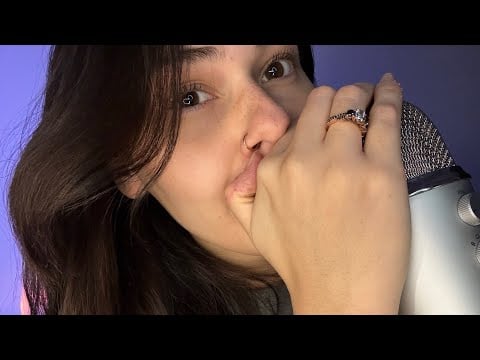 ASMR Cupped Mouth Sounds + Whispering! 