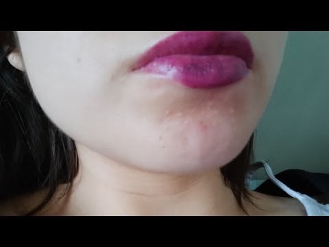 Asmr lens licking 