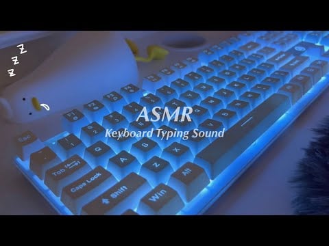 ASMR｜Keyboard Typing Sounds｜YINDIAO K500（No Talking）