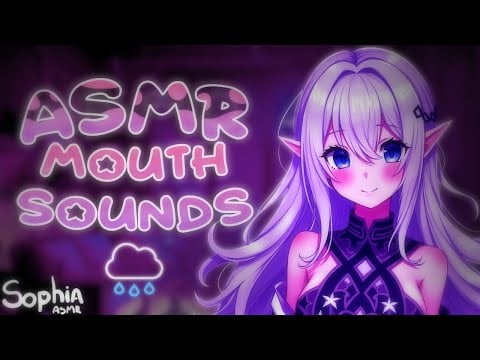 ASMR Best Mouth Sounds (Soft Rain)