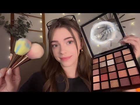 ASMR / Doing Your Skincare & Makeup💕 (personal attention, layered sounds)